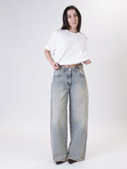 Beautiful sandblasted jeans