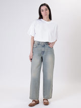 Osaka sandblasted jeans