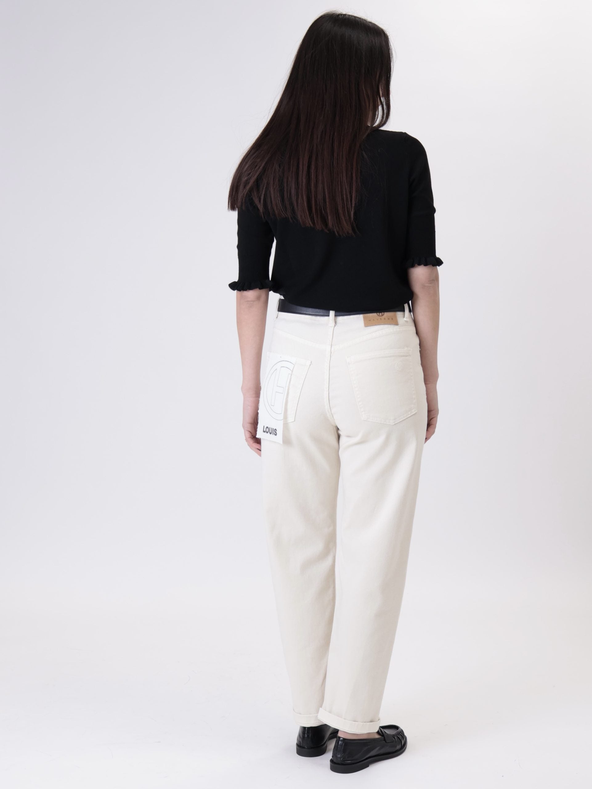 Butter-colored Louis jeans