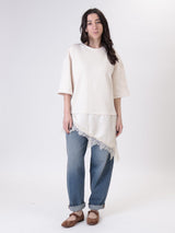 T-shirt con lingerie burro