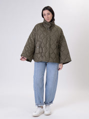 Piumino colletto militare