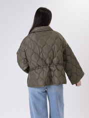 Piumino colletto militare