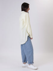 Long yellow striped shirt