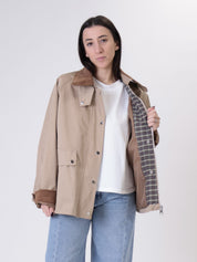 Giacca cotone caramello