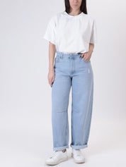Light blue denim judo jeans