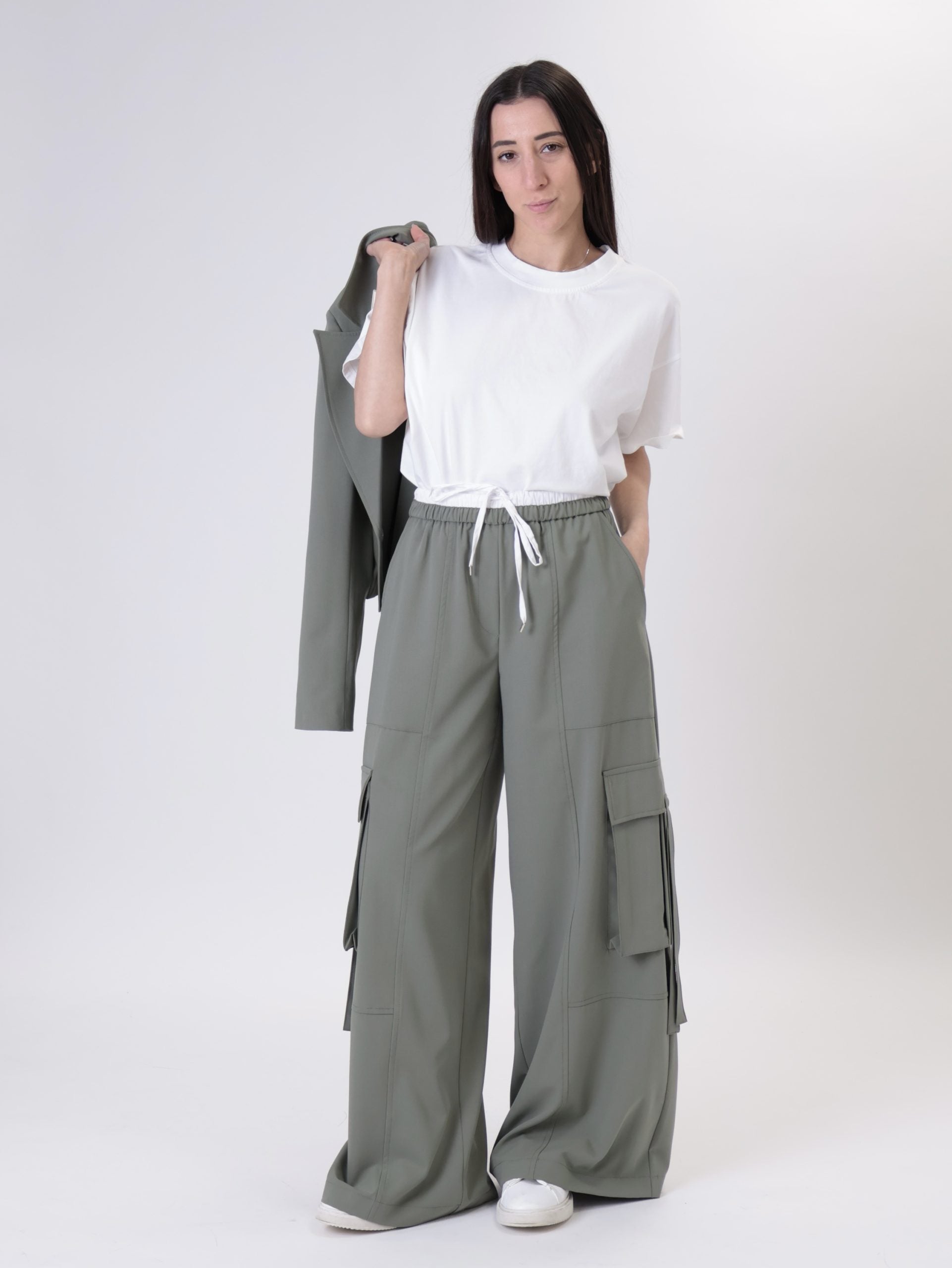 Trousers new cargo sage