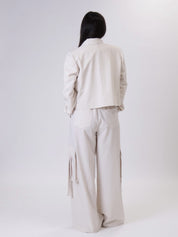 New butter crop jacket