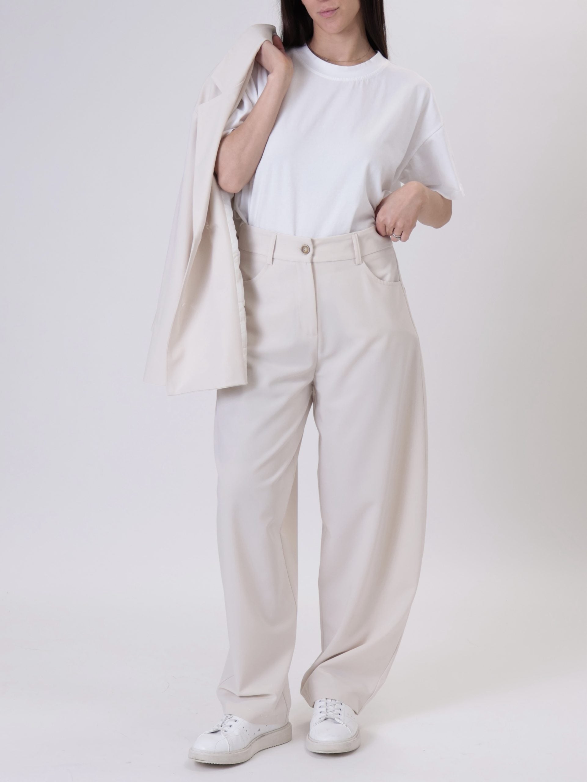 Nova barrel butter trousers
