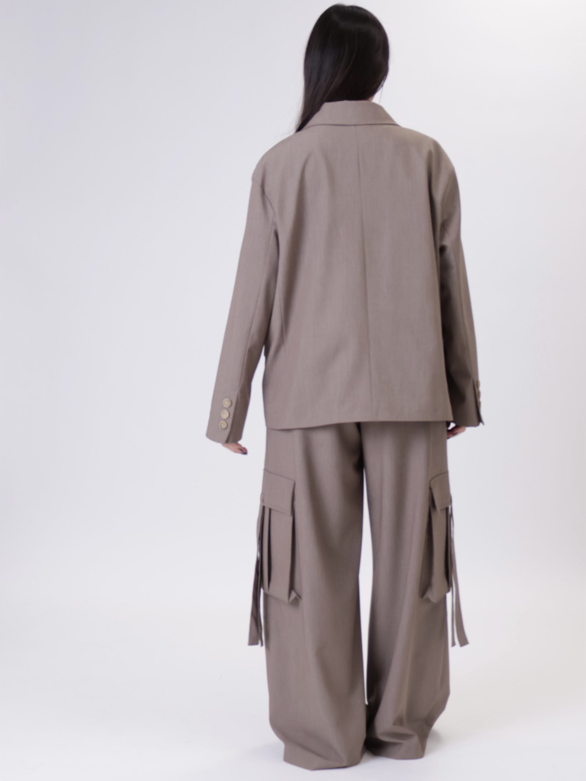Nova double-breasted cashmere jacket