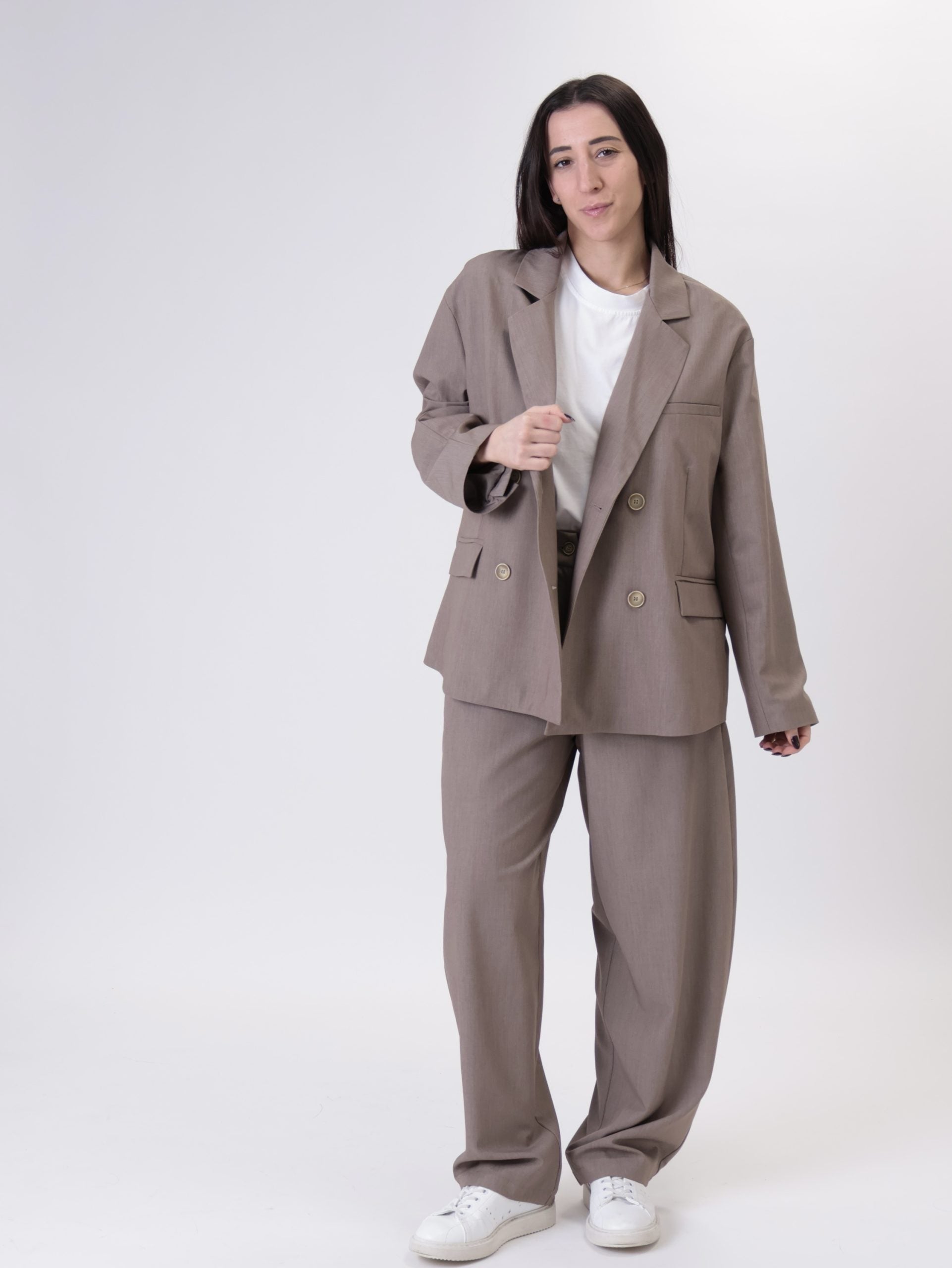 Nova double-breasted cashmere jacket