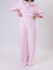 Giulia pink palazzo trousers