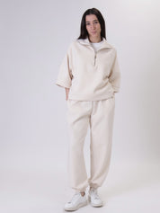 Giulia trousers with ivory cuff