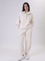 Giulia trousers with ivory cuff