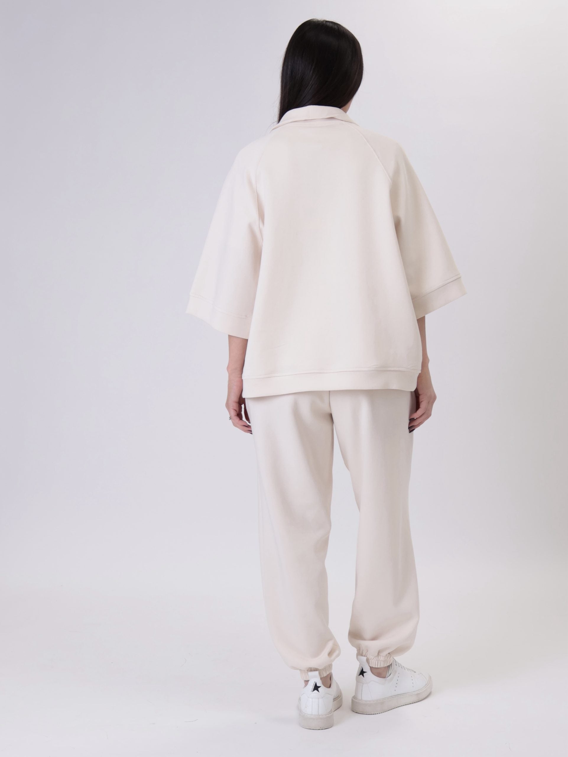 Giulia trousers with ivory cuff