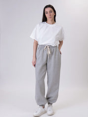 Giulia gray cuff trousers