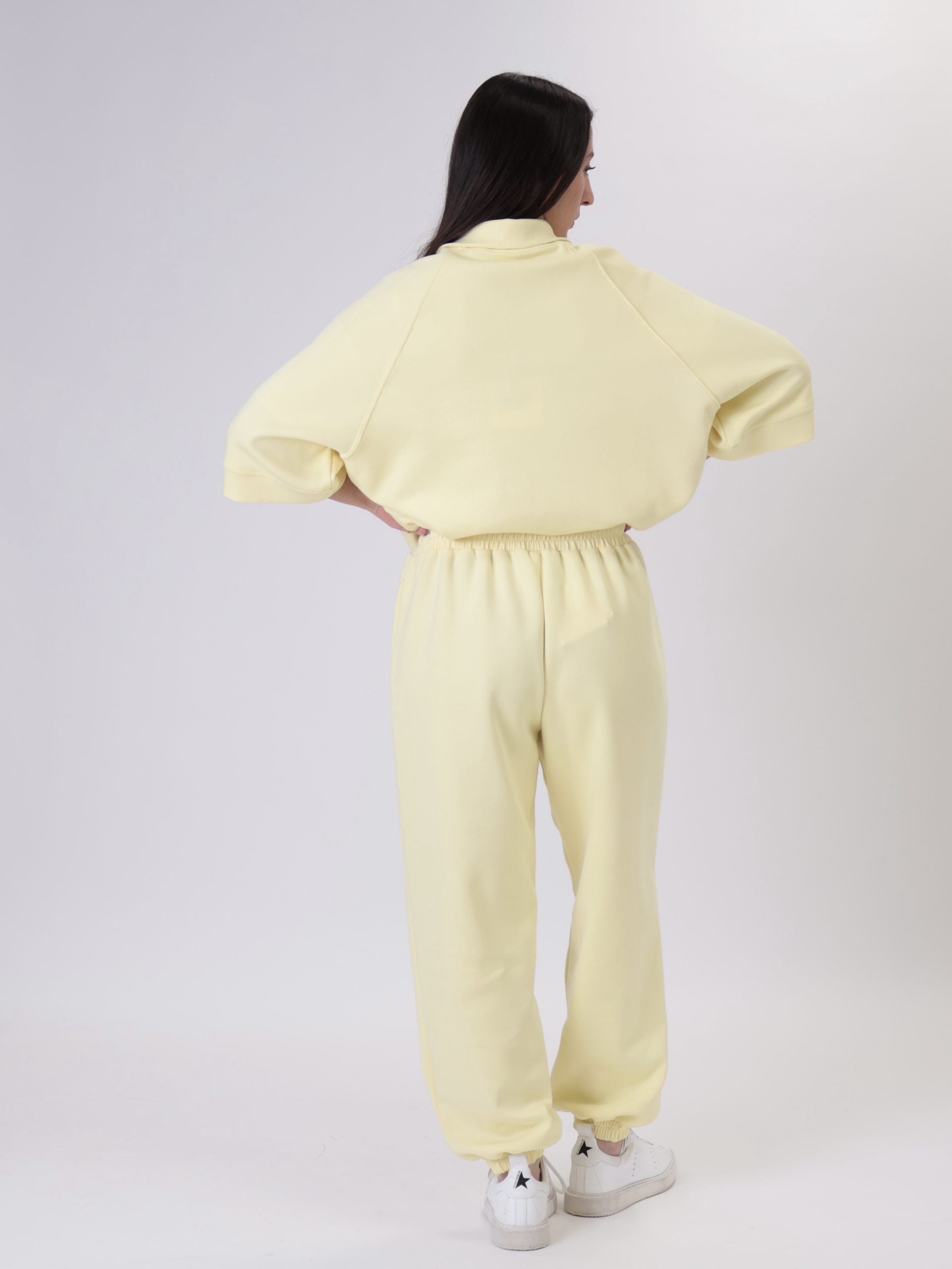 Giulia half-zip sweatshirt yellow