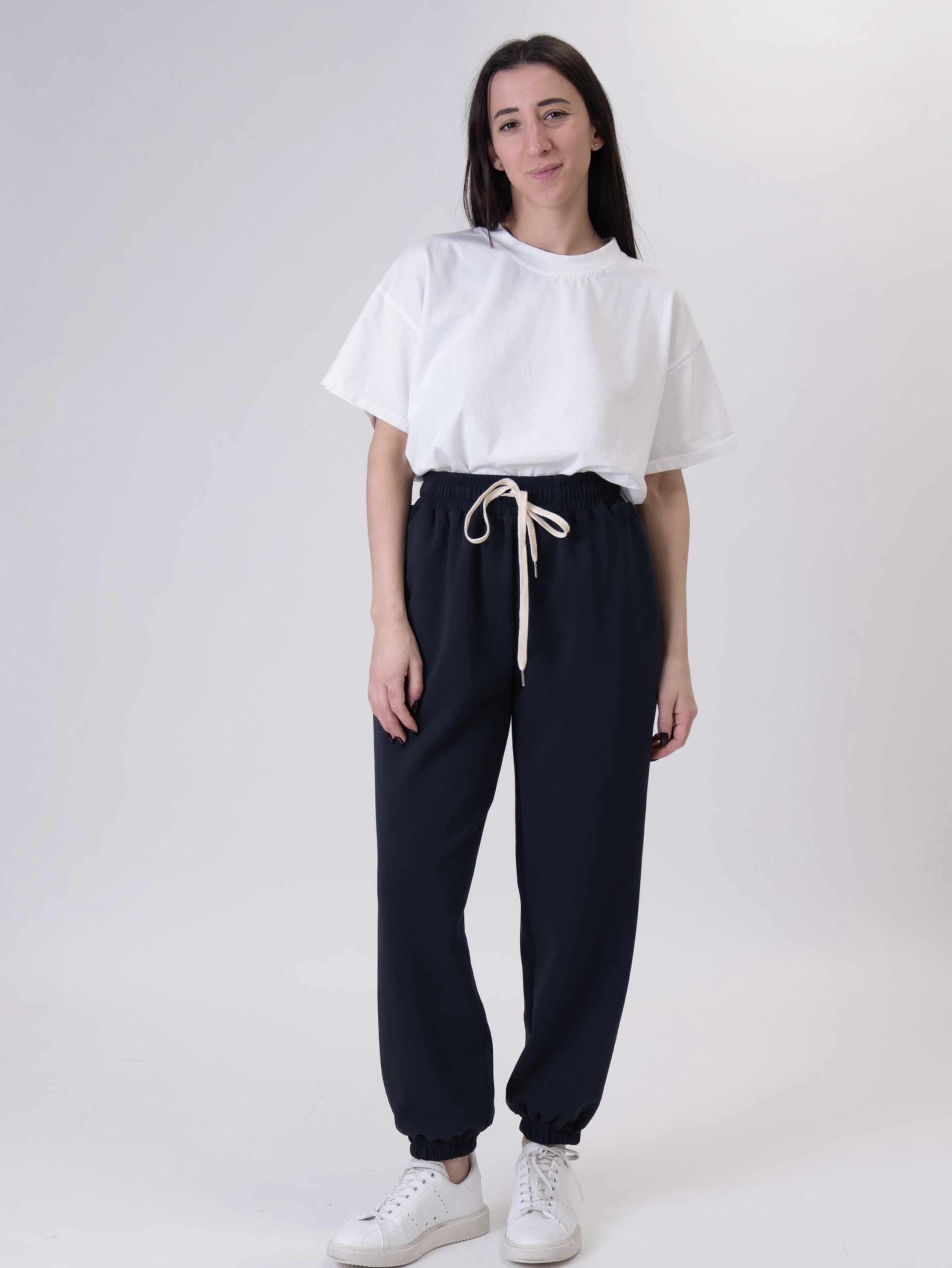 Giulia Cuff Trousers Blue