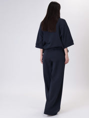 Giulia half-zip sweatshirt blue