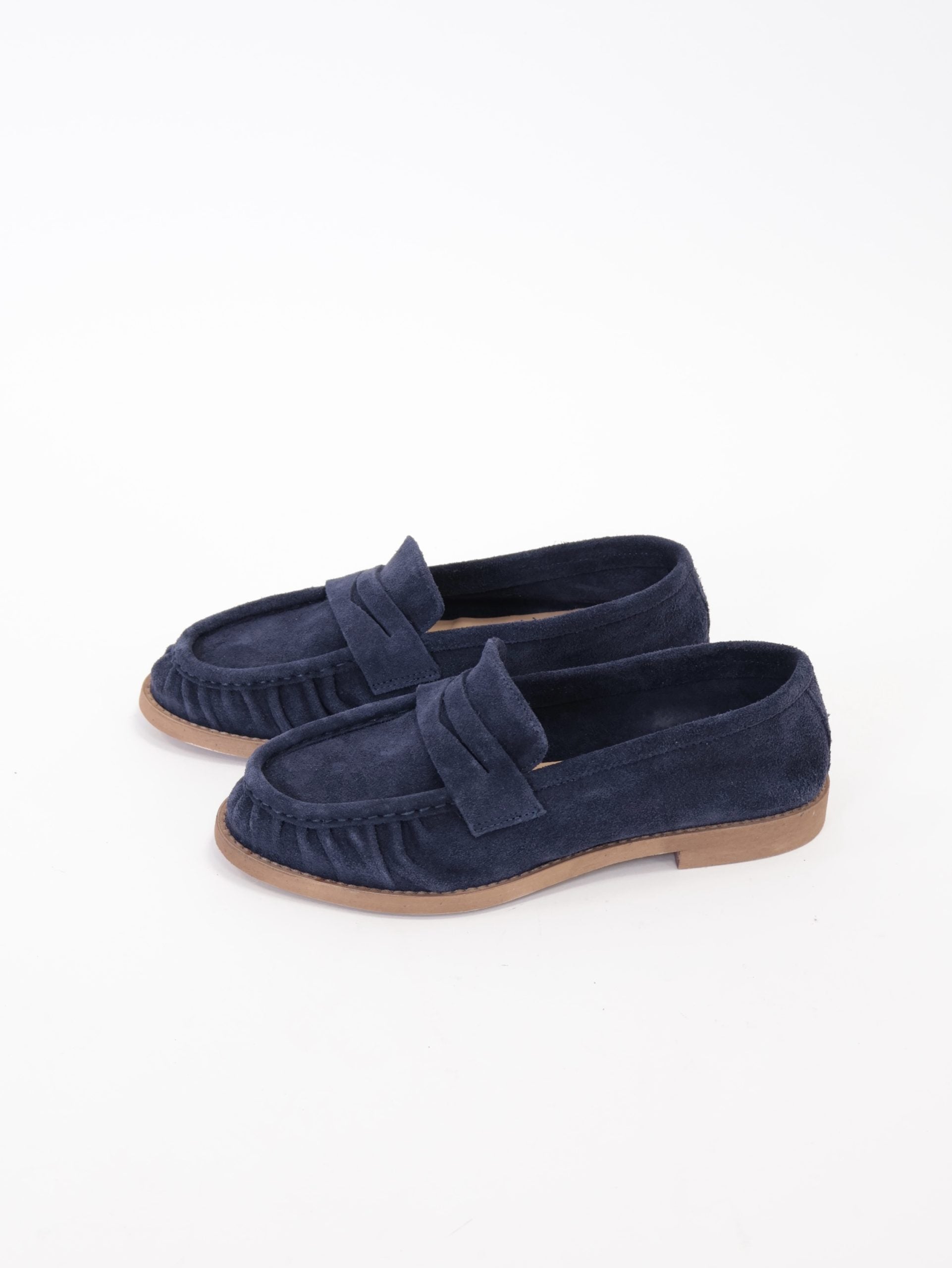 Mocassino loafer crosta blu