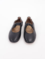 Ballerina fibbia elastica nero