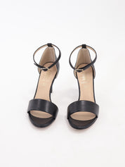 Black sandal heel