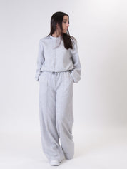 Pantalone  cucitura centrale grigio