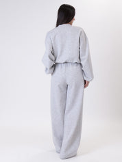 Pantalone  cucitura centrale grigio