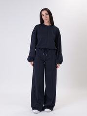 Pantalone  cucitura centrale blu