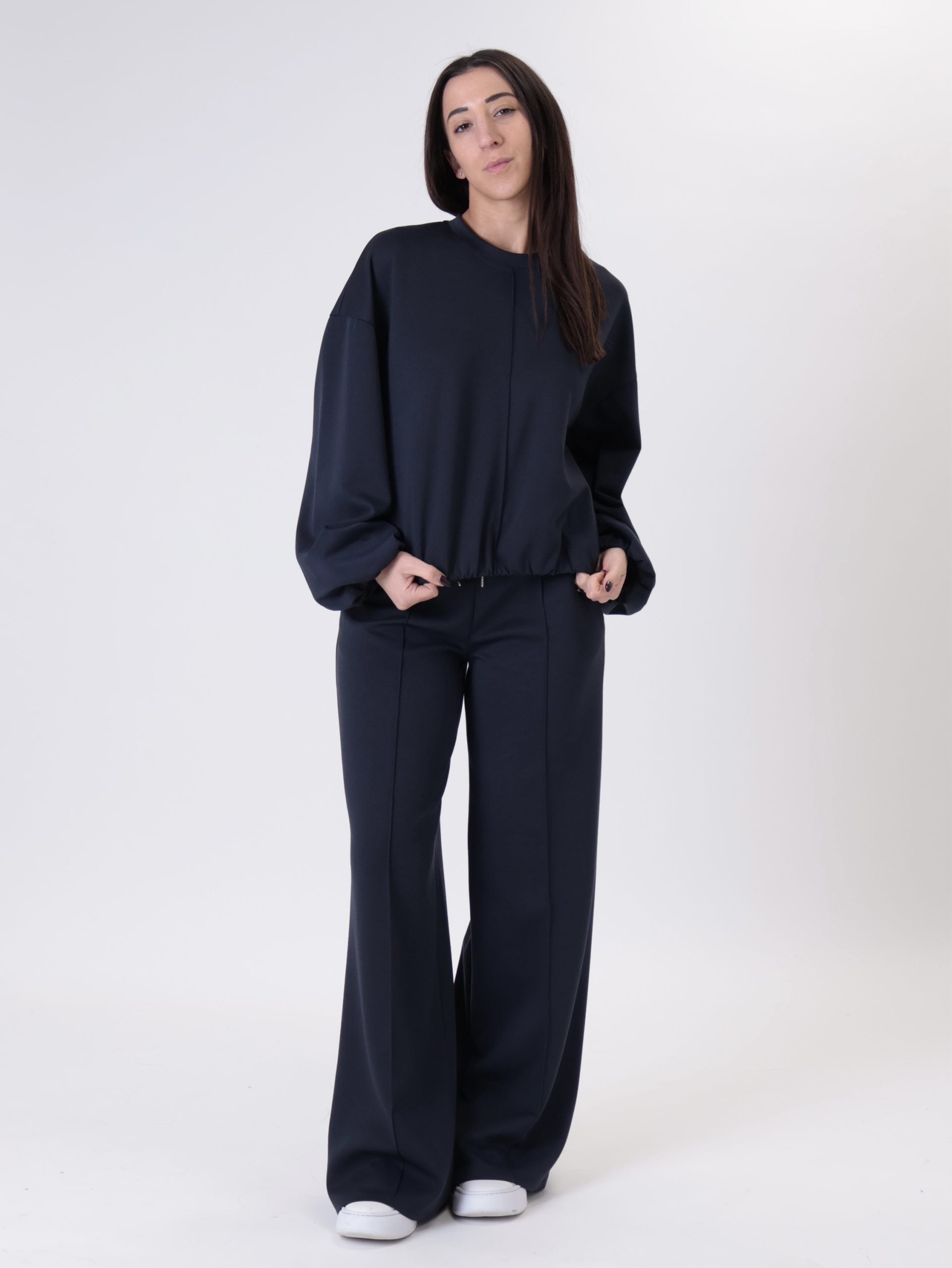 Pantalone  cucitura centrale blu