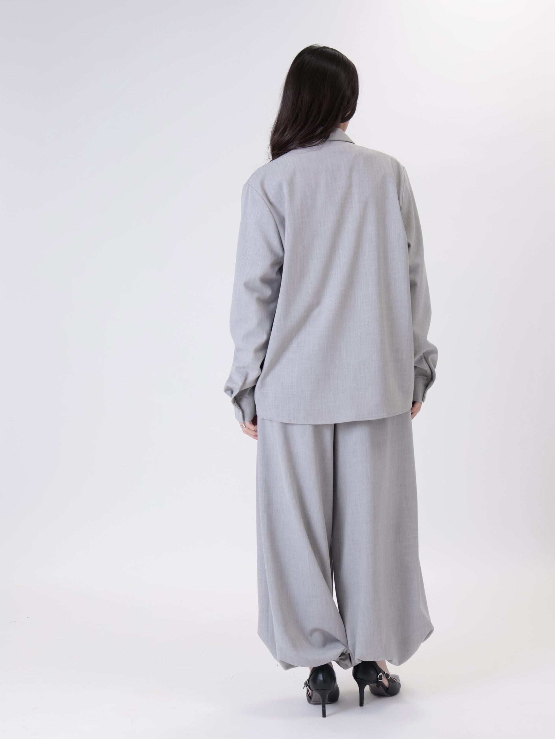 Camicia tasche grigio