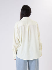 Striped yellow pocket shirt