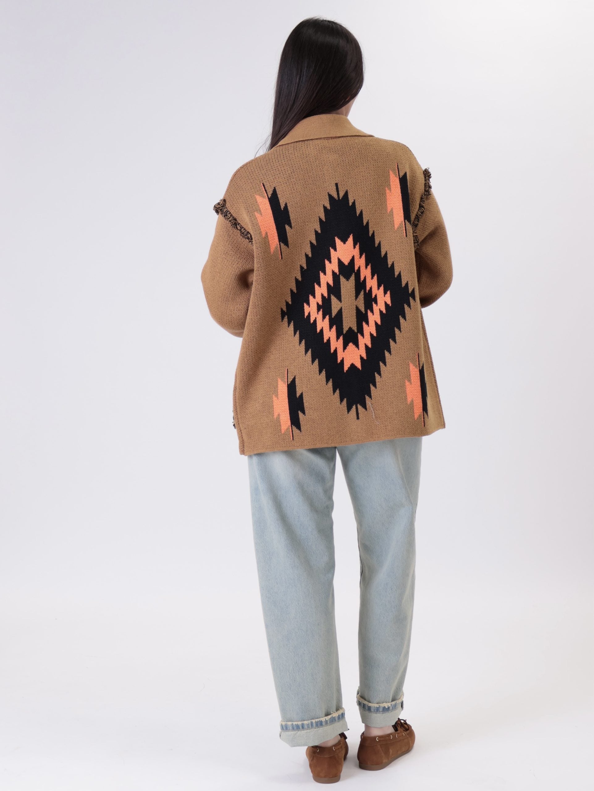 Cardigan fantasia coccio