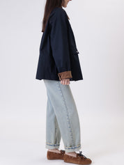 Giacca cotone blu