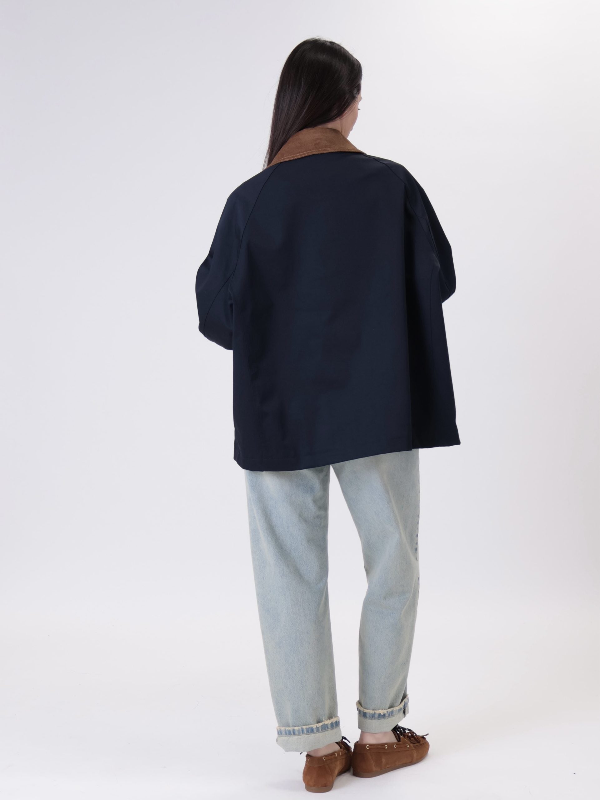 Giacca cotone blu