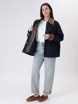 Giacca cotone blu