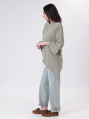 T-shirt over pizzo militare