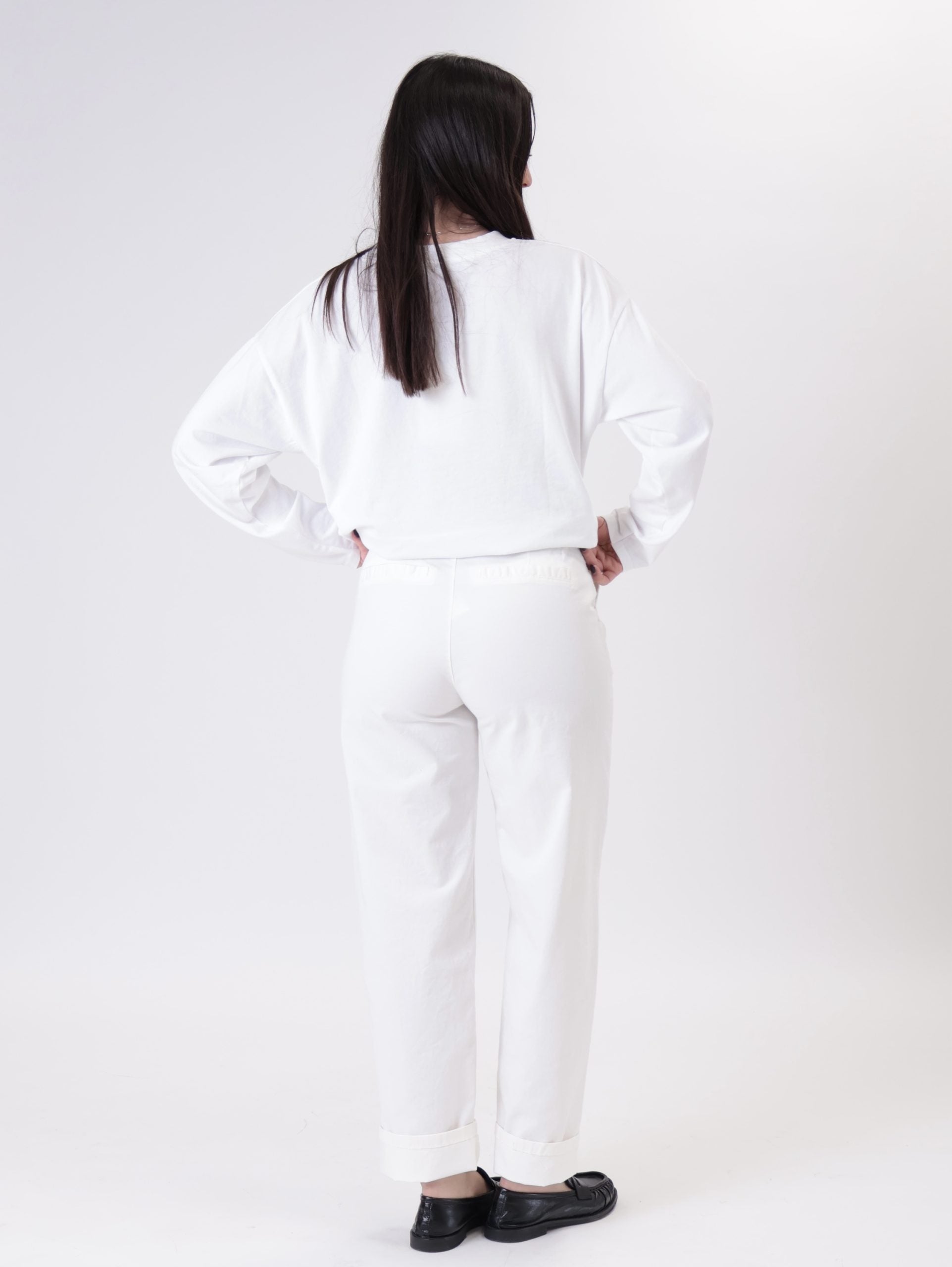 Pantalone cotone sbollito