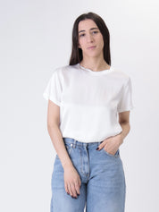 T-shirt viscosa latte