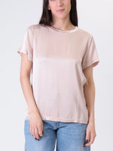 T-shirt viscosa cipria