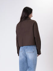 Giubbino zip moro