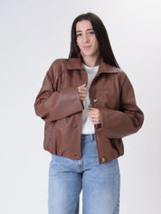 Bomber intreccio bruciato