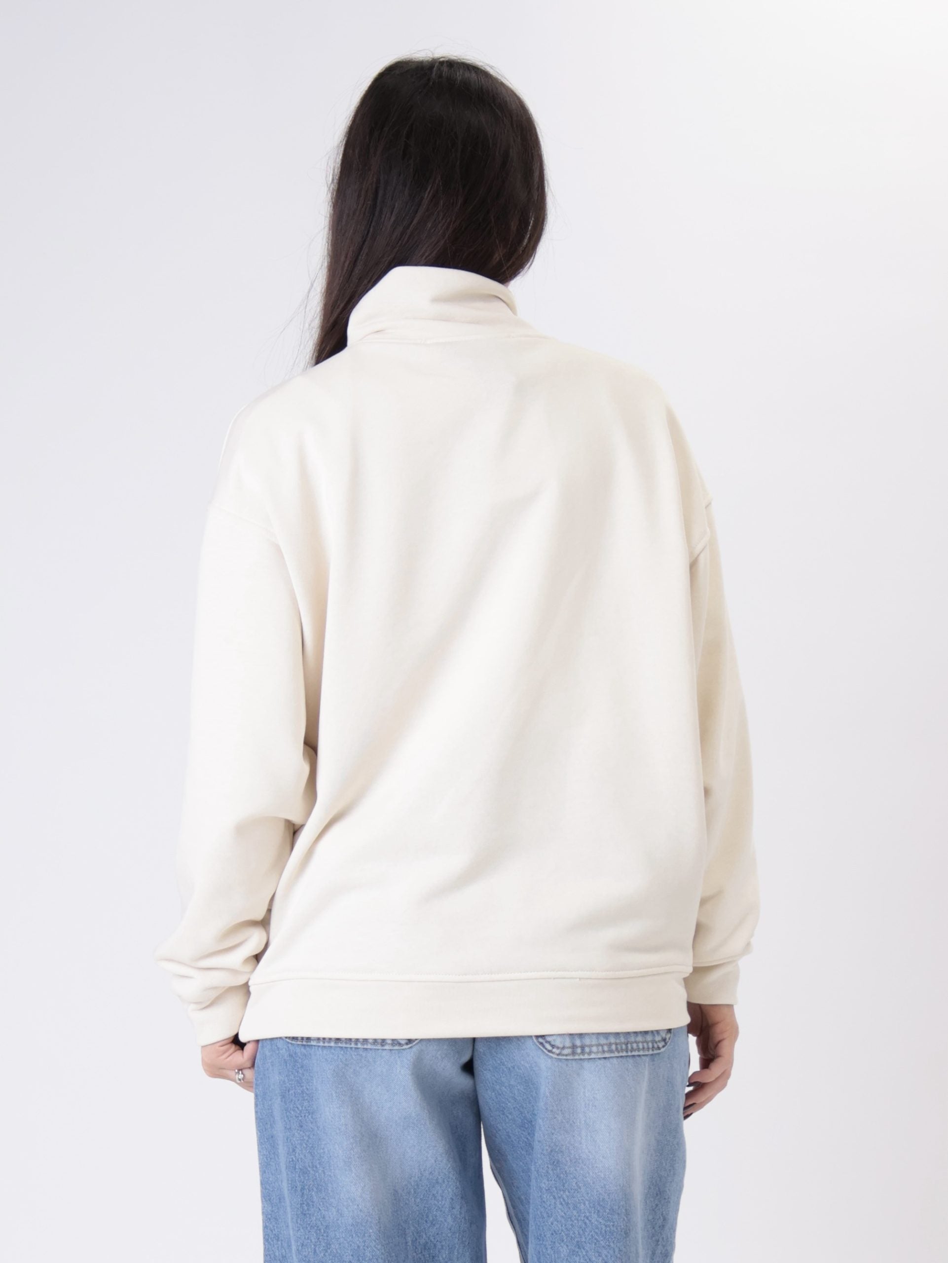 Butter half-zip sweatshirt