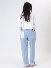Jeans mandy rotture denim chiaro