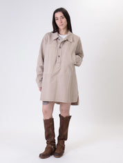 Abito denim sabbia