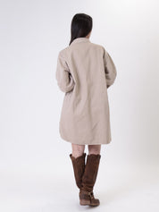 Abito denim sabbia