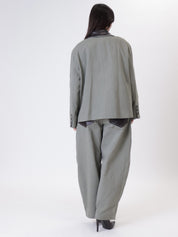 Sage double-breasted workshop jacket