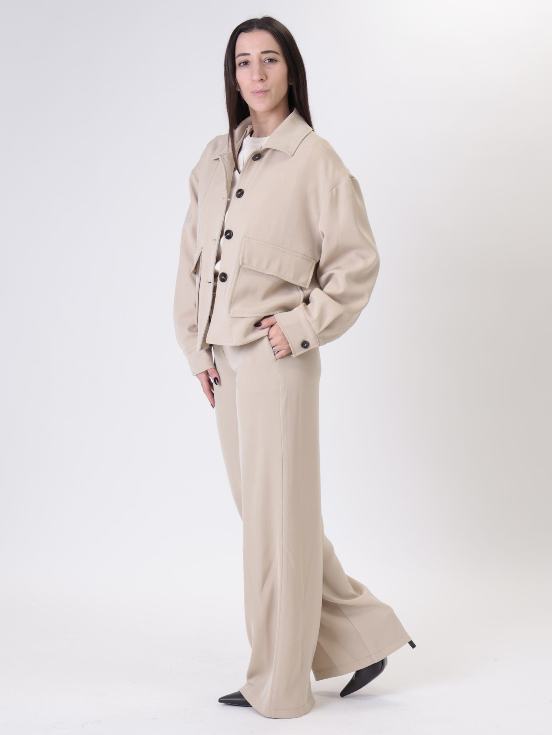 Sand tailored trousers