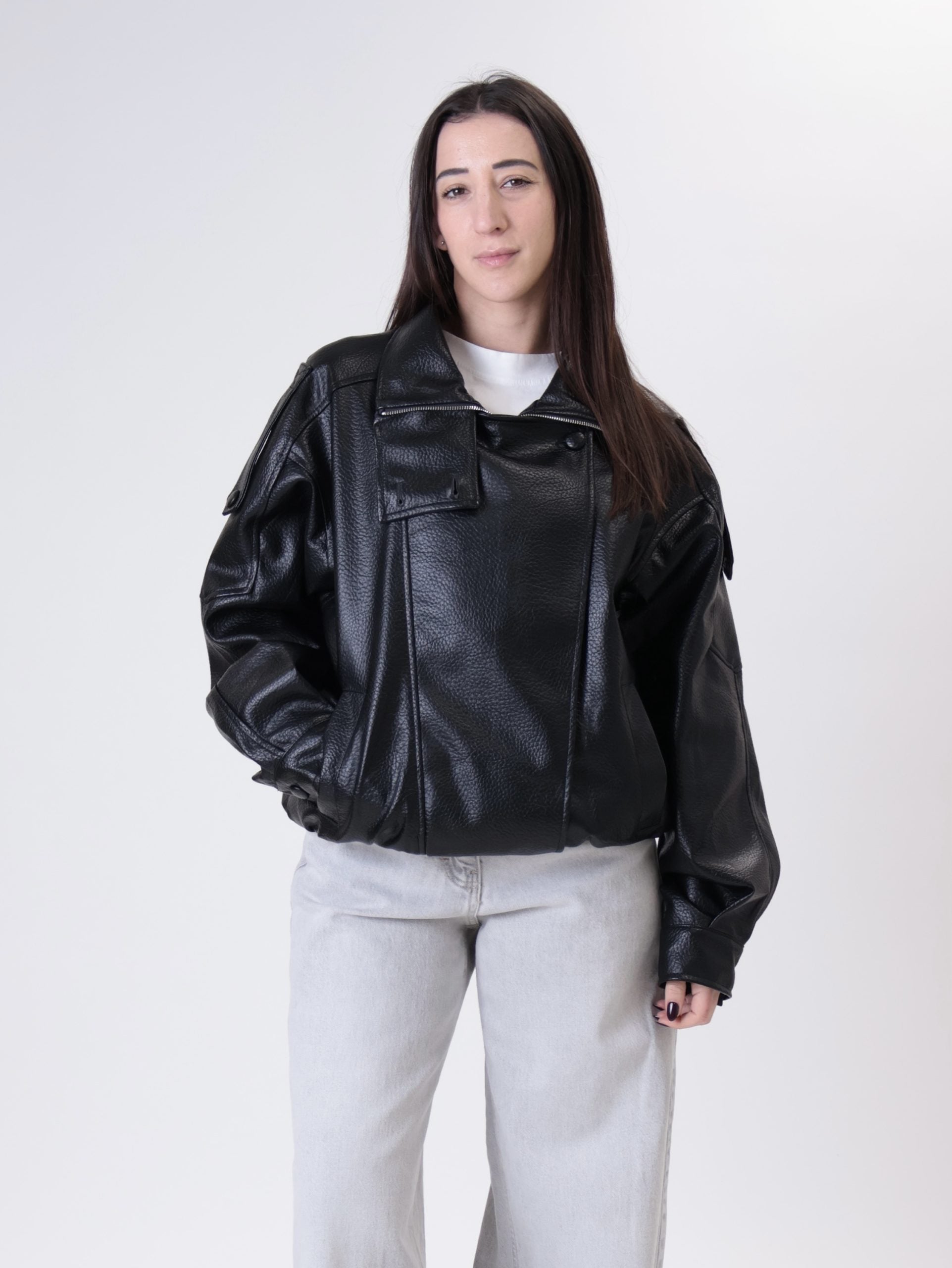 Bomber Chicago ecopelle