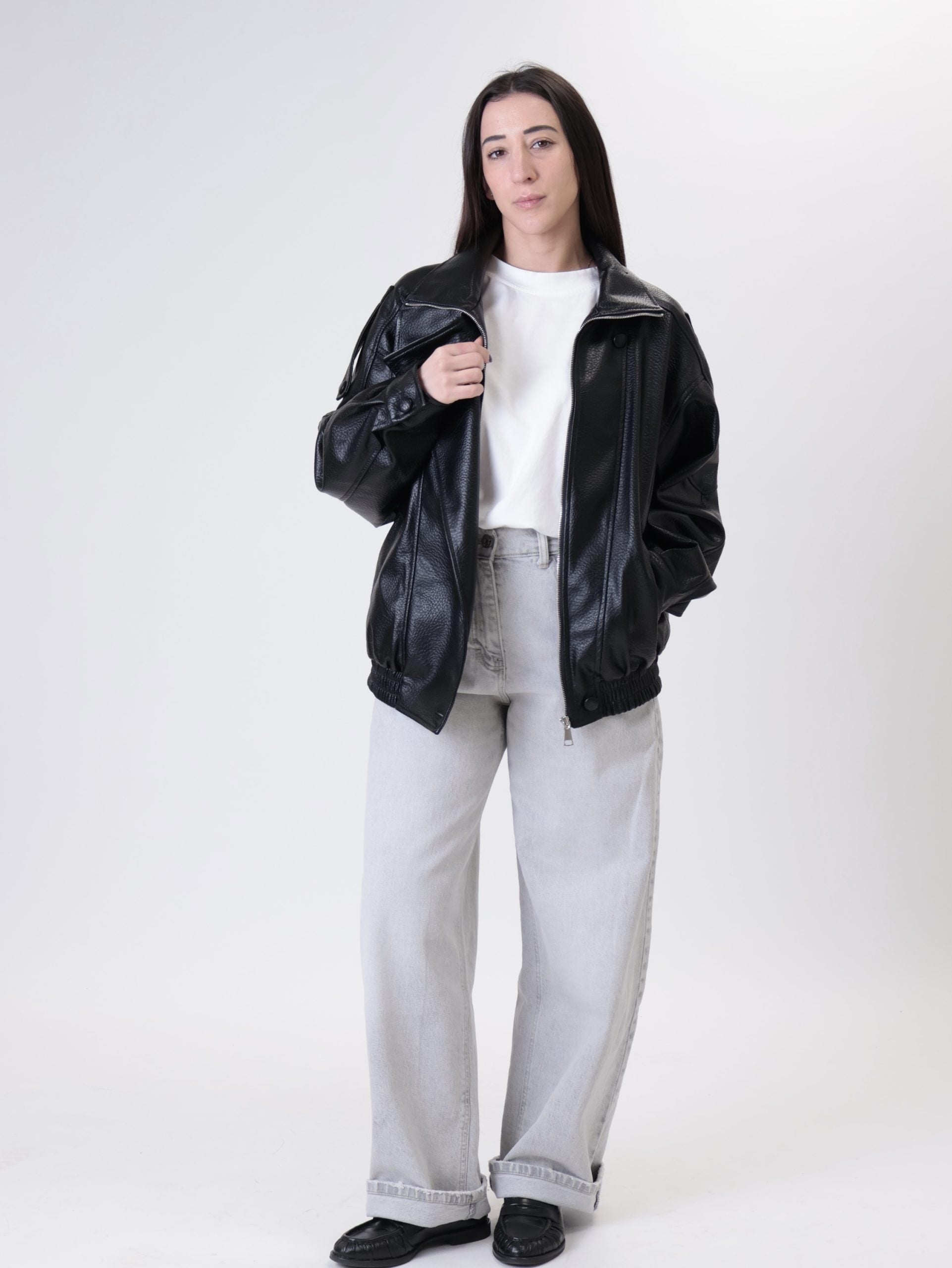 Bomber Chicago ecopelle
