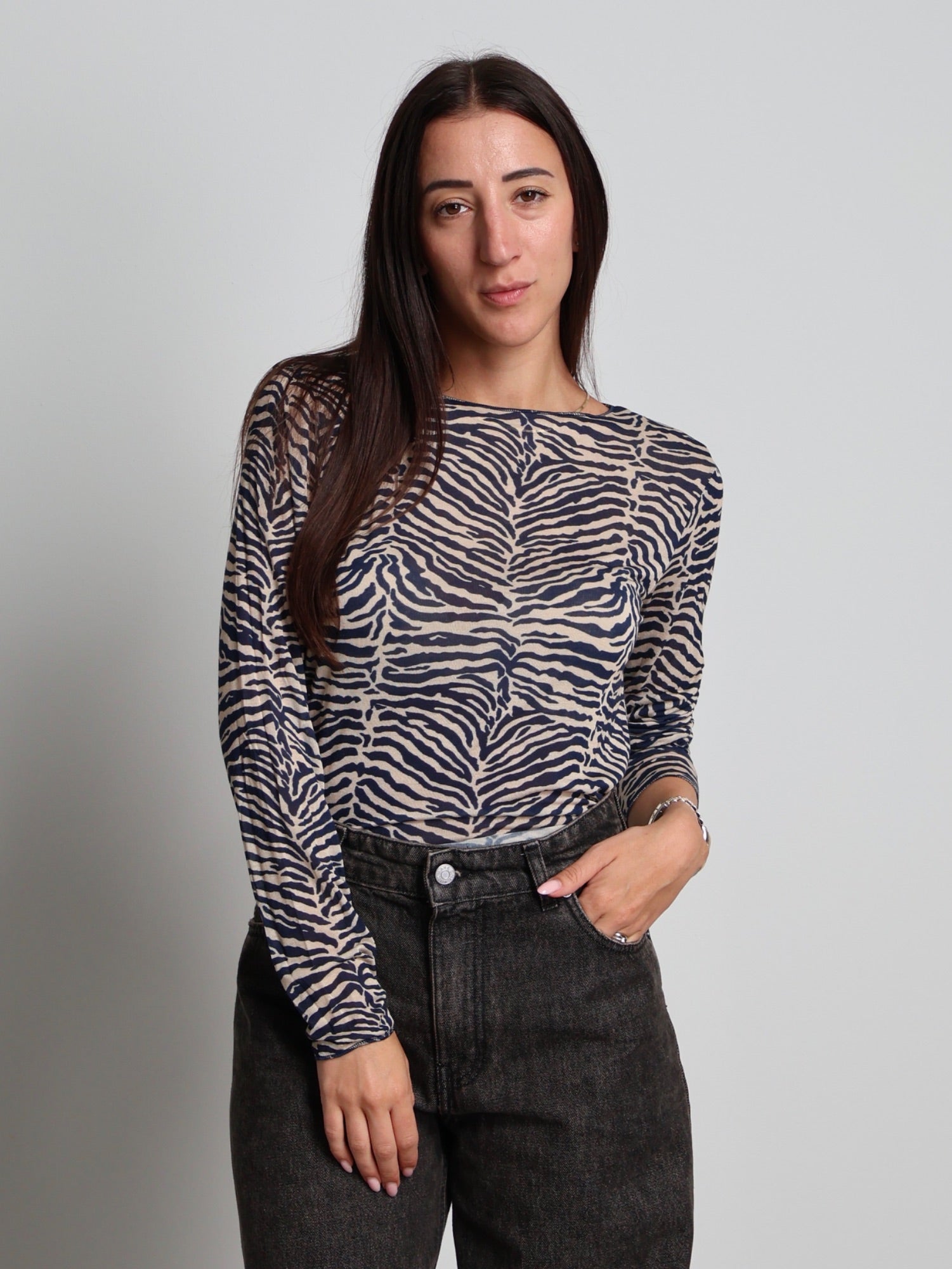 cashmerina zebrata Blu Veve VE2972;cashmerina zebrata Blu Veve VE2972 — foto 2
